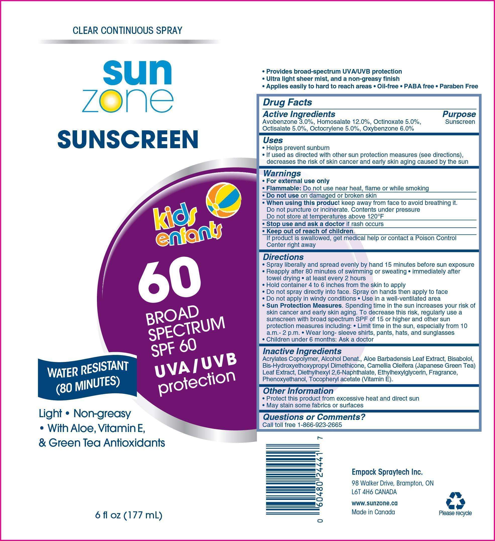 SUNZONE KIDS SPF 60